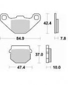 Колодки тормозные Braking BR 662SM1