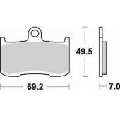 Колодки тормозные Braking BR 906CM55