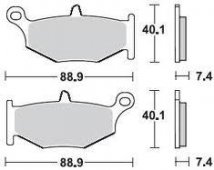 Колодки тормозные Braking BR 924SM1