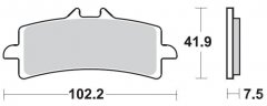 Колодки тормозные Braking BR 930CM55