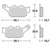 Колодки тормозные Braking BR 711SM1