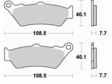 Колодки торомзные Braking 780CM55