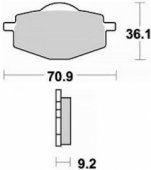 Колодки тормозные Braking BR 685SM1