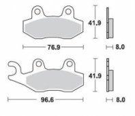 Колодки тормозные Braking BR 696CM44