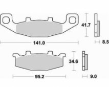 Колодки тормозные Braking BR 698SM1