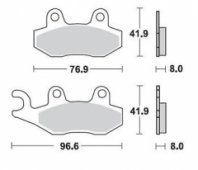 Колодки тормозные Braking BR 696SM1