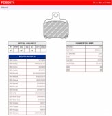 Колодки тормозные дисковые FERODO FDB2074AG