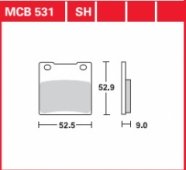 Колодки тормозные дисковые LUCAS MCB531LF