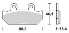 Колодки тормозные Braking BR 896SM1