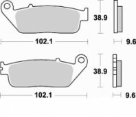 Колодки тормозные Braking BR 720SM1