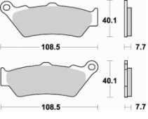 Колодки тормозные Braking 780SM1