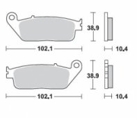 Колодки тормозные Braking BR 748SM1