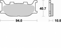 Колодки тормозные Braking BR 777CM55