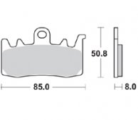 Колодки тормозные Braking BR 960CM55
