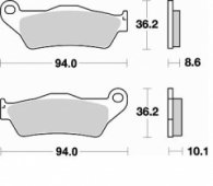 Колодки тормозные Braking BR 794CM56