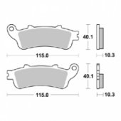 Колодки тормозные Braking BR 962CM56