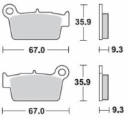 Колодки тормозные Braking BR 890CM44