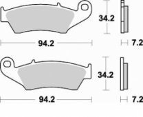 Колодки тормозные Braking BR 772CM44