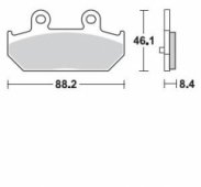 Колодки тормозные Braking BR P30896