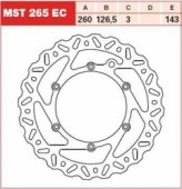 LUCAS MST265EC - тормозной диск 260 мм. ECONOMIC KTM SX SXF, EXC 125, 250, 450, 520 530SMR, LC4