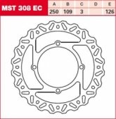 Диск тормозной LUCAS MST308EC