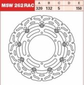 Диск тормозной LUCAS MSW262RAC