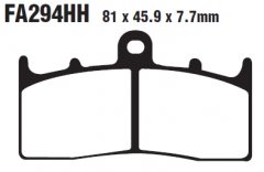 Колодки тормозные дисковые EBC FA294HH