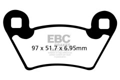 EBC FA354R - колодки тормозные дисковые для POLARIS RANGER 500/700/800/900 