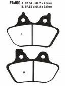 Колодки тормозные дисковые EBC FA400V