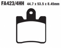 Колодки тормозные дисковые EBC FA423/4HH