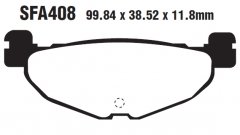 Колодки тормозные дисковые EBC SFA408