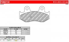 Колодки тормозные дисковые FERODO FE FDB2132EF