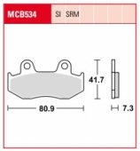 Колодки тормозные дисковые LUCAS MCB534
