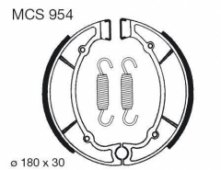 Колодки тормозные барабанные LUCAS MCS954