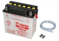 Аккумулятор для мотоцикла Yuasa YB9-B (12В, 9.5 Ач, 135x75x139, +/- )