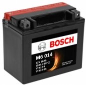 Аккумулятор мотоциклетный Bosch 0092M60140 (YTX12-BS) (10А*ч-150А)