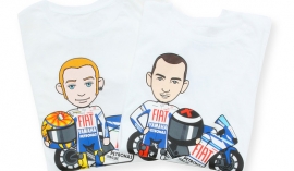 Эксклюзивные футболки c автографами Росси и Лоренсо выставлены на Ebay