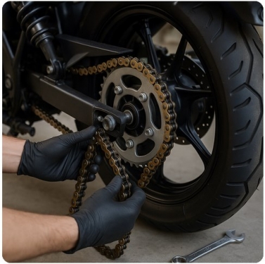 Инструкция: замена цепи и звезд на байке