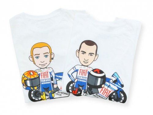 Эксклюзивные футболки c автографами Росси и Лоренсо выставлены на Ebay