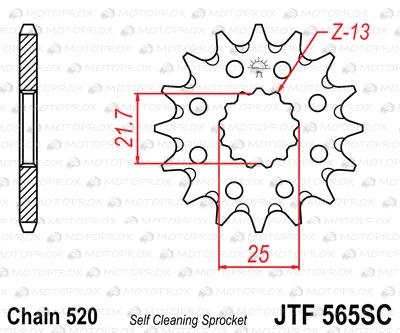 Звезда передняя JT Sprockets JTF565.12SC