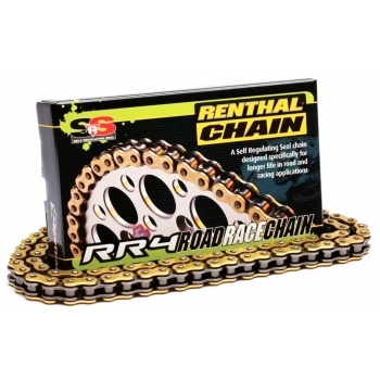 Цепь приводная Renthal RR4 - Road/Race Chain 520-118 звеньев