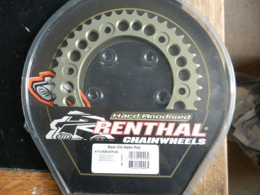 Звезда задняя Renthal Hard Anodised Rear Chainwheels 525, 41z