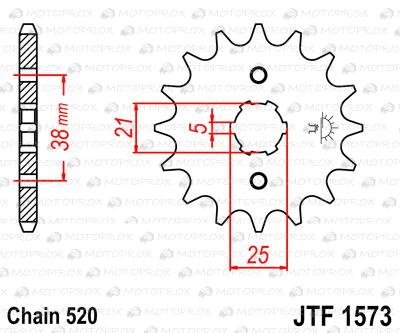 Звезда передняя JT Sprockets JTF1573.13