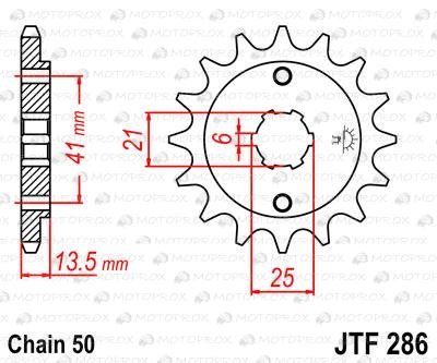 Звезда передняя JT Sprockets JTF286.15