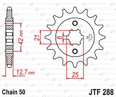 Звезда передняя JT Sprockets JTF288.18