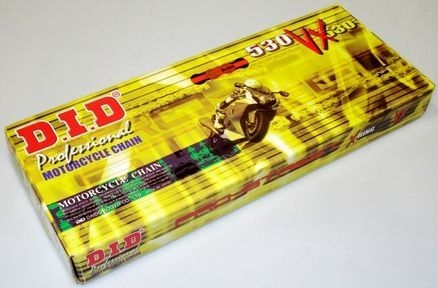 Цепь приводная DID 530VX G&B-108 звеньев