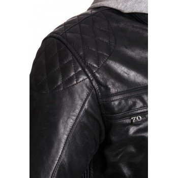 Мотокуртка кожаная Segura Style Black 2XL