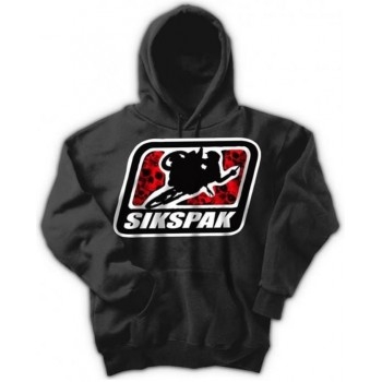 Мототолстовка Sikspak Ama Hood Black M