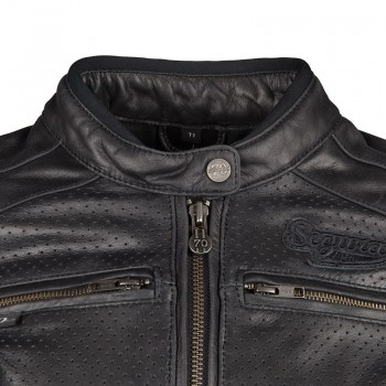 Мотокуртка кожаная Segura Iron Black M