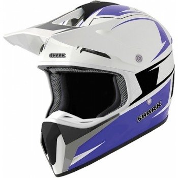 Мотошлем Shark SXR Ace White-Blue-Black S